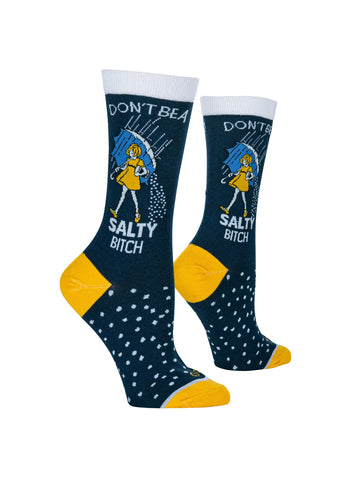Women's Salty Bitch Crew Sock