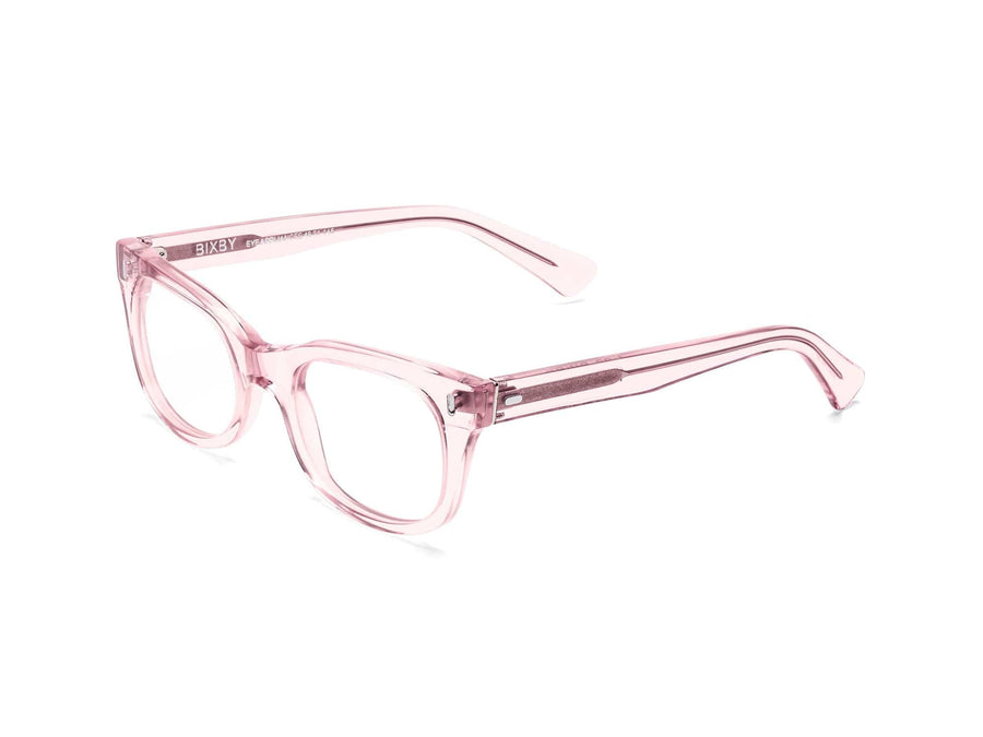 Bixby Reading Glasses - Clear Pink