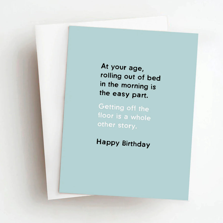 Off the Floor Birthday Card