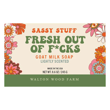 Fresh Out of F*cks Goat Milk Bar Soap