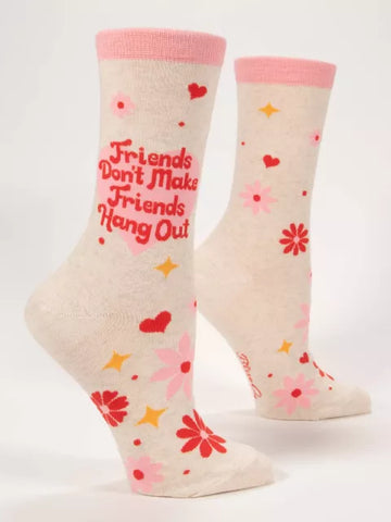 Women's Friends Hang Out Crew Sock
