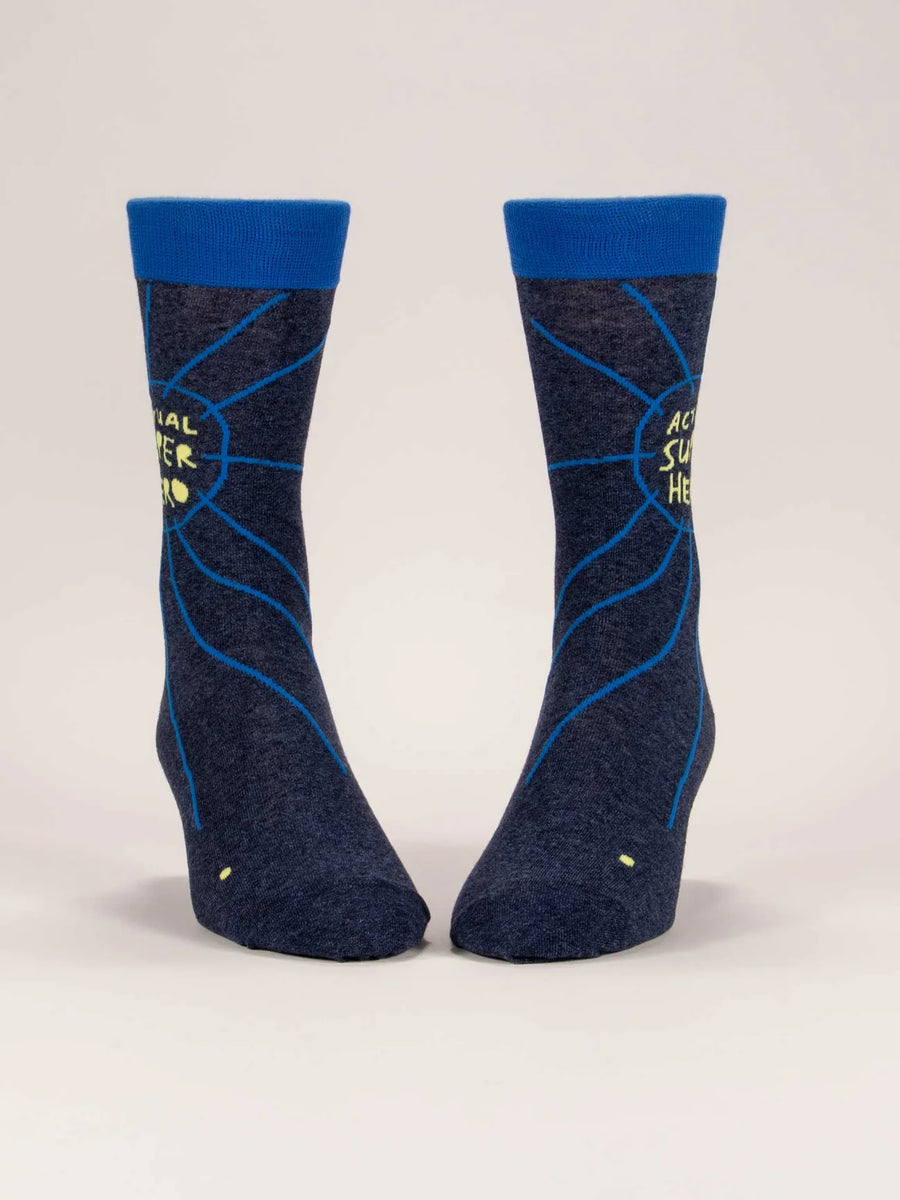 Men's Actual Superhero Crew Sock