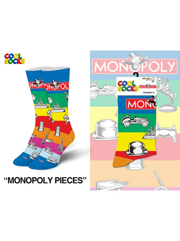 Women's Monopoly Pieces Crew Sock
