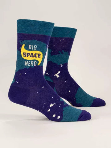 Men's Big Space Nerd Crew Sock
