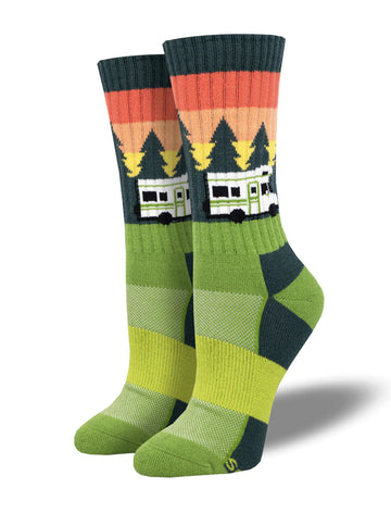 Women's  RV There Yet Crew Socks