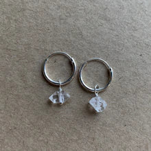 Silver Herkimer Hoops