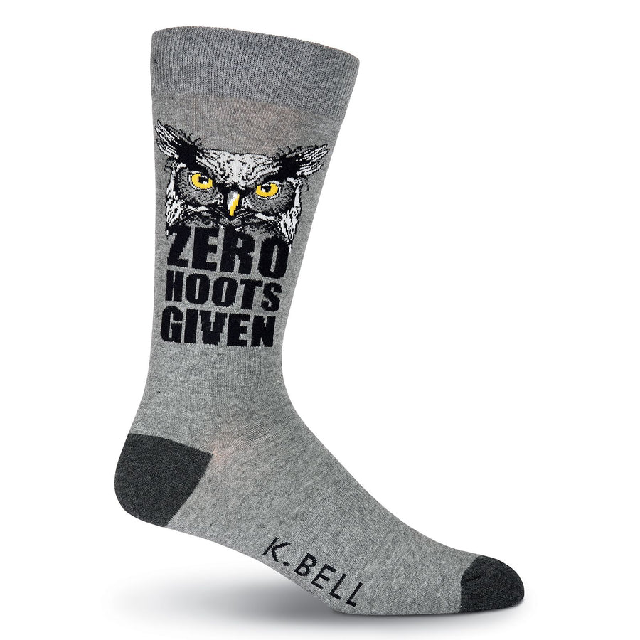 Men's Fashion Zero Hoots Given Sock