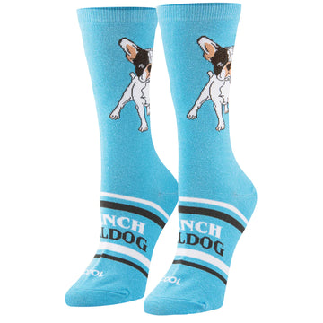 Women's Frenchie Crew Socks