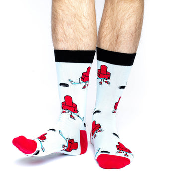 Men's Air Hockey Crew Socks