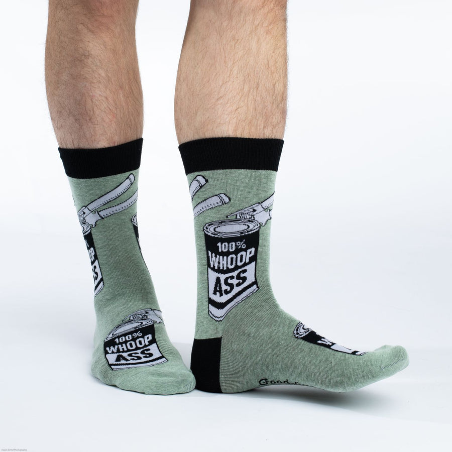 Men's Can of Whoop *ss Crew Socks