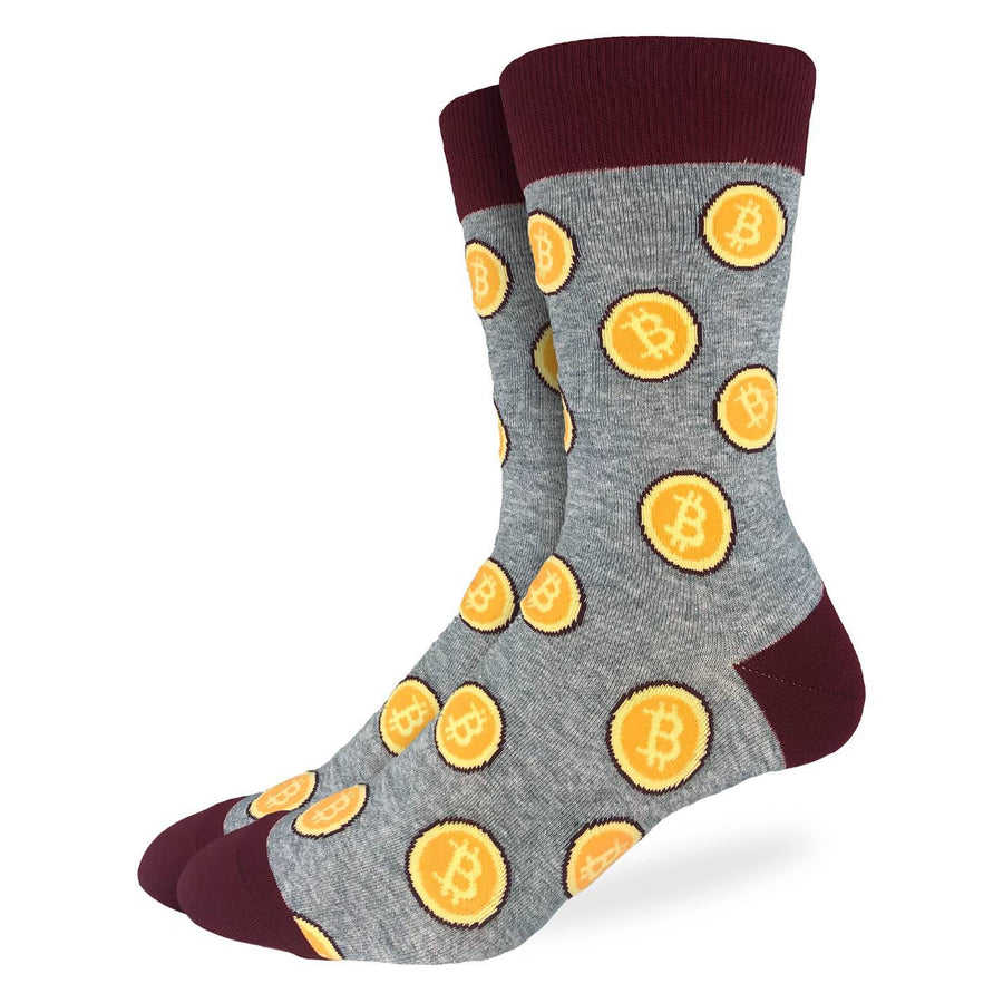 Men's Bit Coin Crew Socks