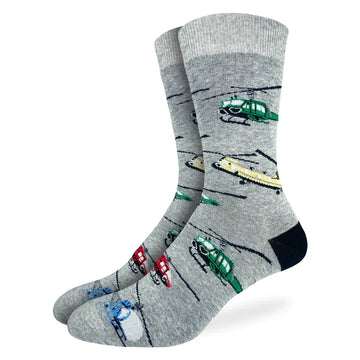 Men's Helicopter Crew Socks