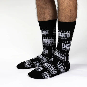 Men's Parent Advisory Crew Socks