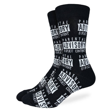 Men's Parent Advisory Crew Socks