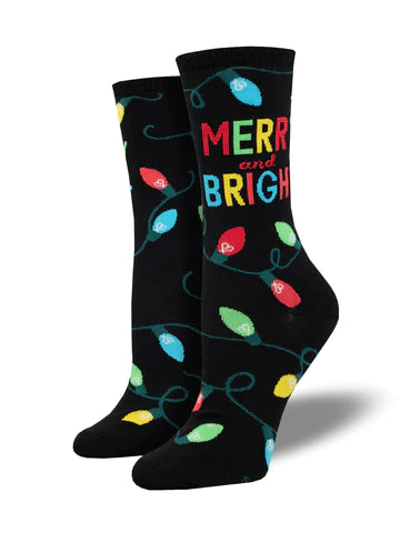 Women's Merry & Bright Crew Socks