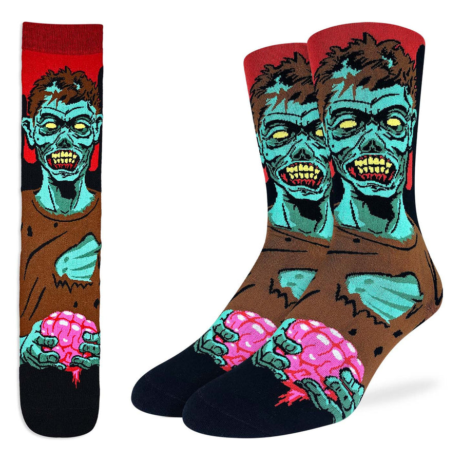 Men's Evil Zombie Active Fit Crew Socks