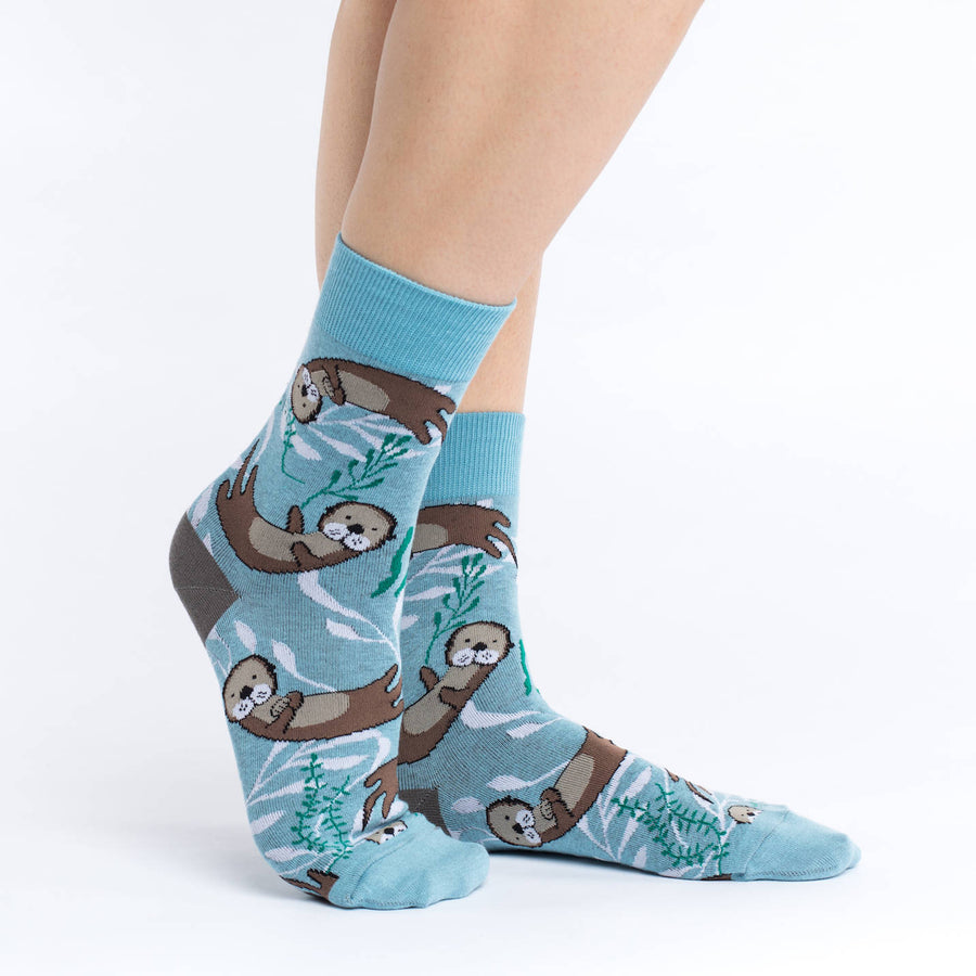 Women's Sea Otter Crew Socks