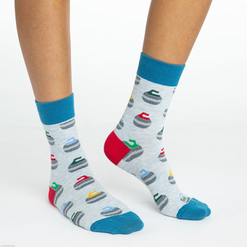 Women's Curling Stones Crew Socks
