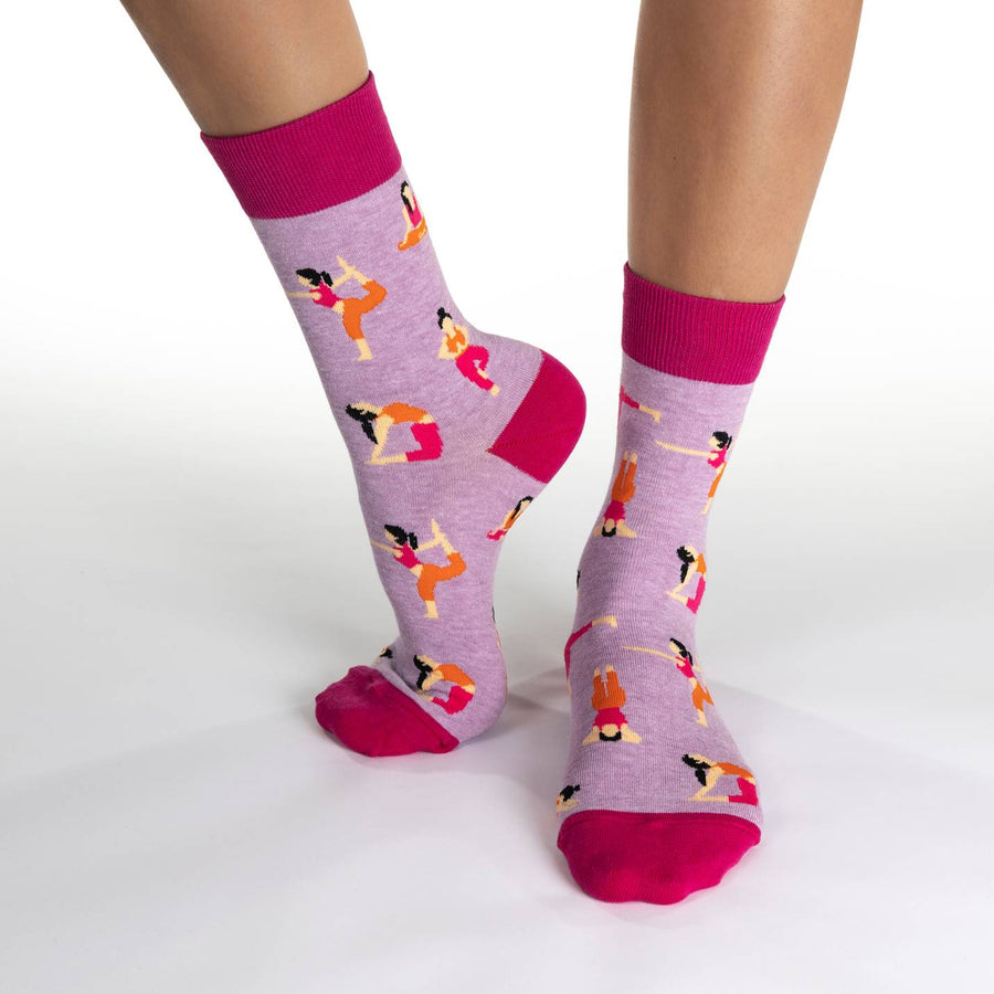 Women's Hot Yoga Crew Socks