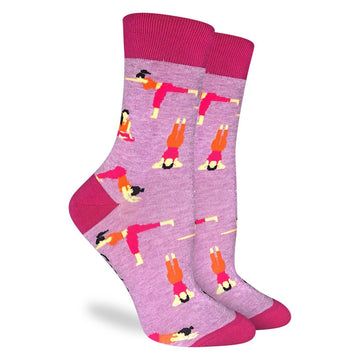 Women's Hot Yoga Crew Socks