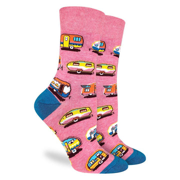 Women's Happy Camper Crew Socks