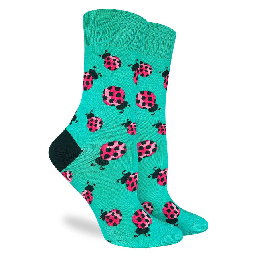 Women's Ladybug Crew Socks