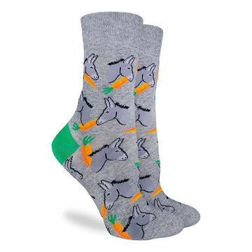 Women's Donkeys & Carrots Crew Socks