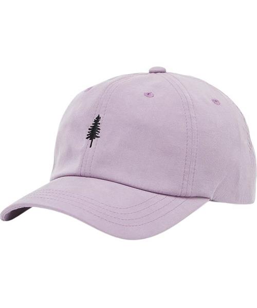 Embroidery Tree Tencel Peak Hat - Purple Ash