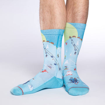 Men's Skiing Active Fit Crew Socks