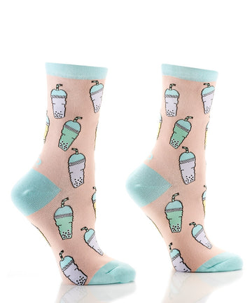 Women's Bubble Tea Crew Socks