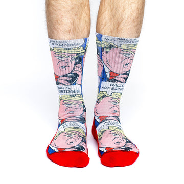 Men's Donald Trump Active Fit Crew Socks