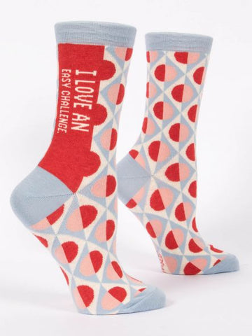 Women's Love Easy Challenge Crew Socks