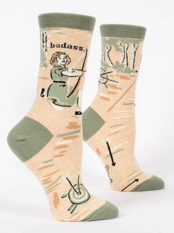 Women's Bad*ss Archer Crew Socks