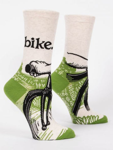 Women's Bike Path Crew Socks