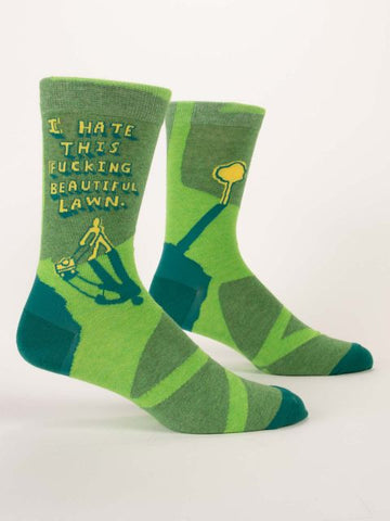 Men's Beautiful Lawn Crew Socks