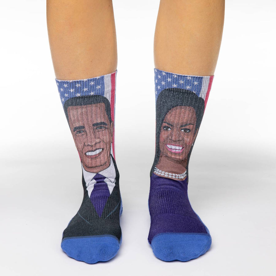 Women's Michelle & Barak Obama Active Fit Socks