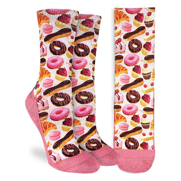 Women's Pastries Active Fit Crew Socks