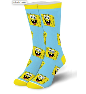 Women's Sponge Bob Crew Socks