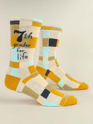 Men's 7th Grader For Life Crew Socks