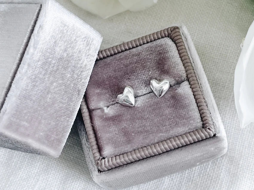 Heart Stud Earrings