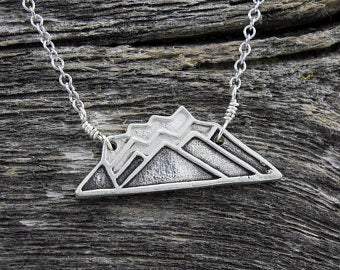 Mount Norquay Mountain Necklace