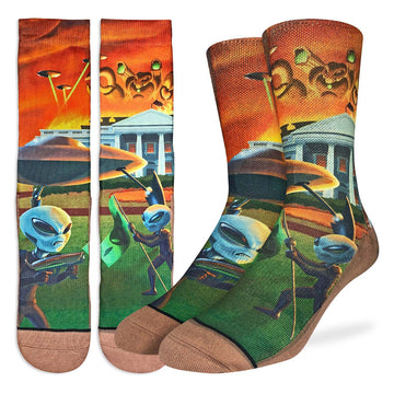 Men's Alien Invasion Active Fit Crew Socks