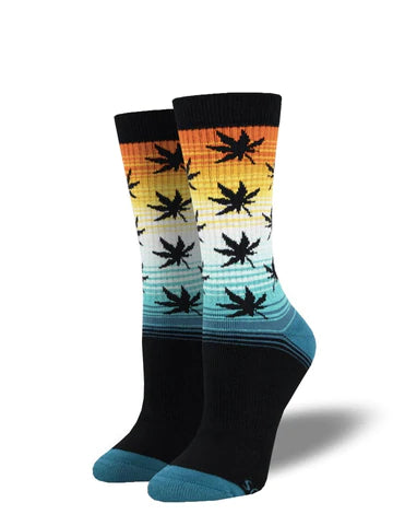 Men's Good Vibes Sunrise Crew Socks