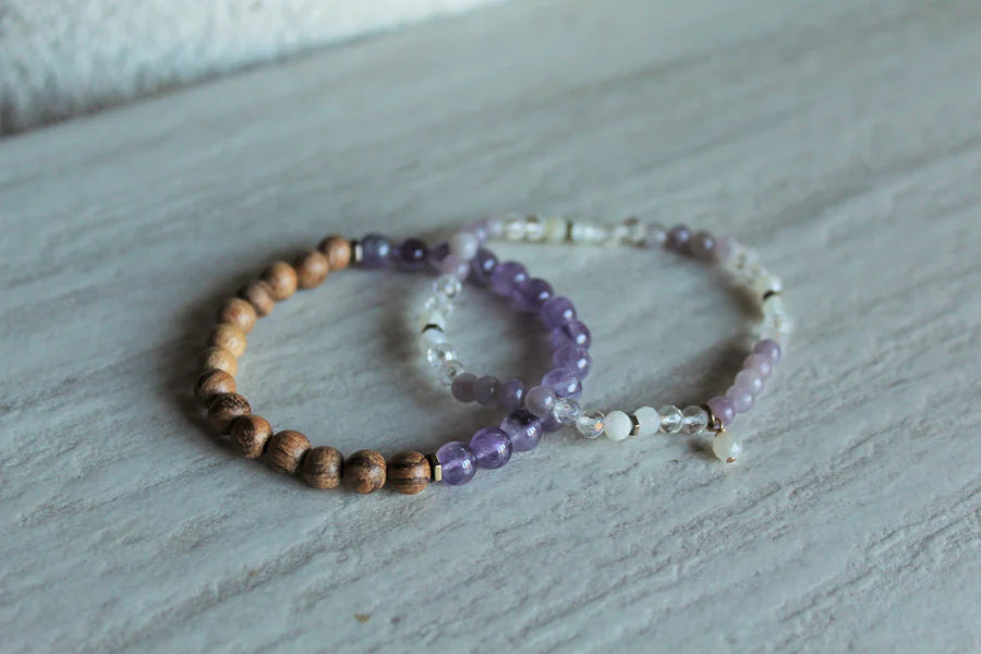 Gemstone Stacker Bracelet Set