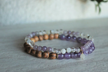Gemstone Stacker Bracelet Set