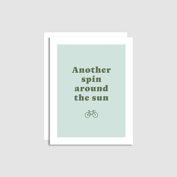 Spin Around The Sun Birthday Card