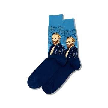 Men's Artist Van Gogh Crew Socks