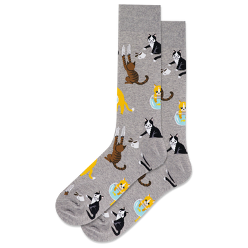 Women's Bad Cats Crew Socks