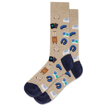 Men's Travel Crew Socks