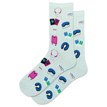 Women's Travel Crew Socks
